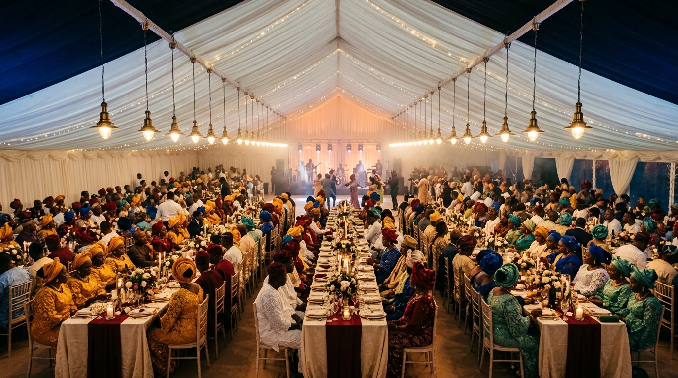 The Adeyemi Wedding, built by MARQUEE